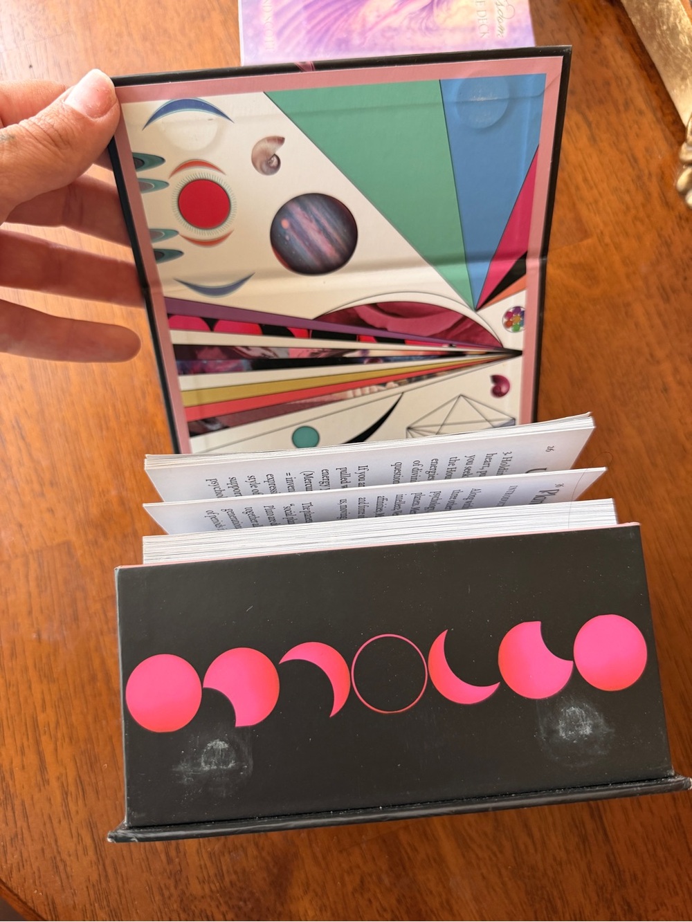 Celestial Bodies Oracle Deck - Pink & Multicolor AstArtwork Mini deck - Picture 11 of 11